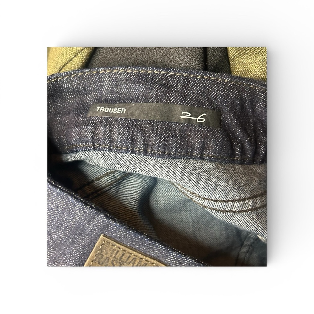 William Rast Trouser Flare Jeans 26 x 35 Low Rise Dark Wash - Picture 4 of 13